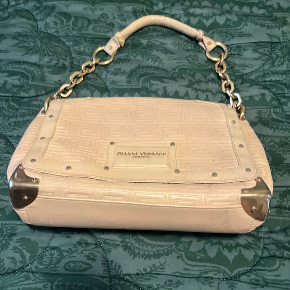 Versace Cream Shoulder Bag